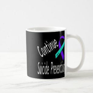 Womens Continue Suicide Prevention Semicolon Ribbo Coffee Mug