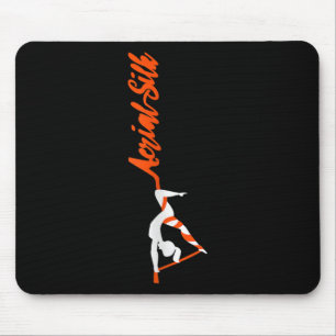 Womens Cool Aerial Silks Dancer Aerialist Air Yoga Mouse Pad