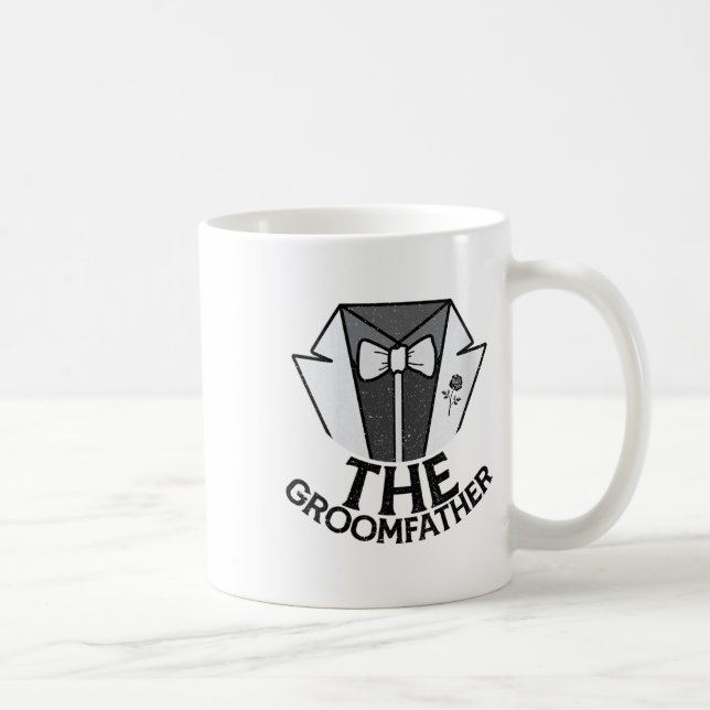 Womens Cool And Clic The Father Of The Groom Weddi Coffee Mug (Right)