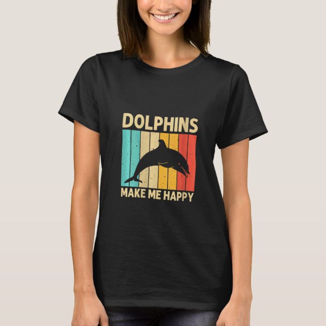 Womens Cool Dolphin For Men Women Dolphins Beluga  T-Shirt (Front)