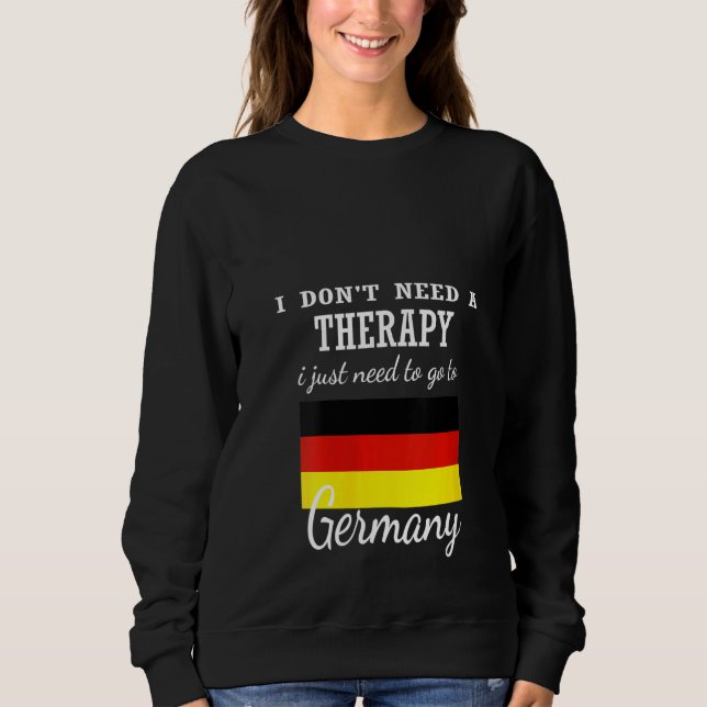 Womens Cool German  Germany Sweatshirt (Front)