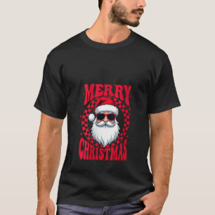 Womens Cool Santa Claus Retro Vintage Christmas Ho T-Shirt