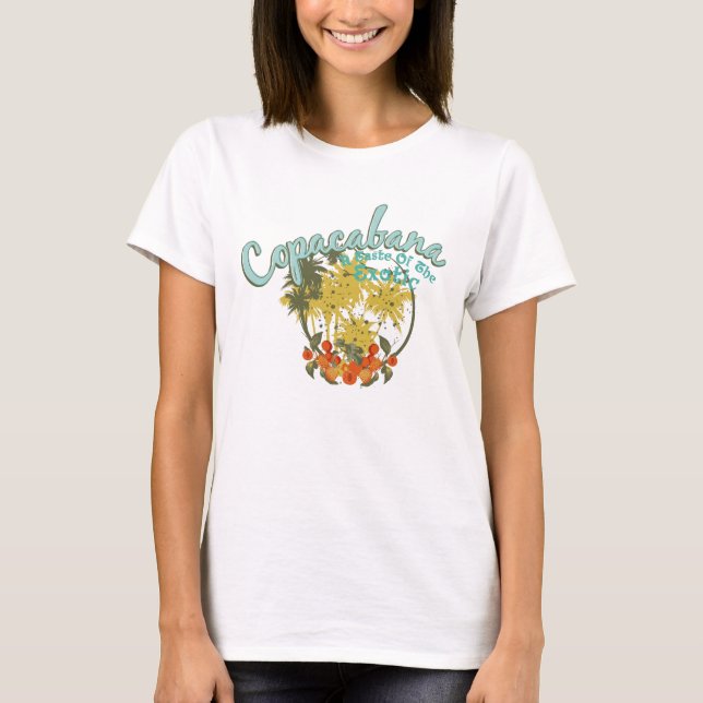 Women's Copacabana Brazil T-Shirt (Front)