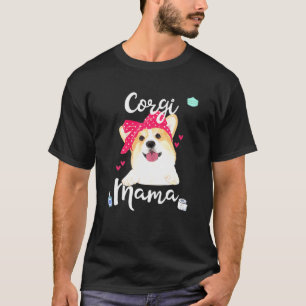 Womens Corgi Dog Mum Mama For Women Plus Size T-Shirt