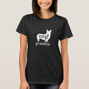 Womens Corgi Grandma Cute Corgi Dog Lover Mother's T-Shirt
