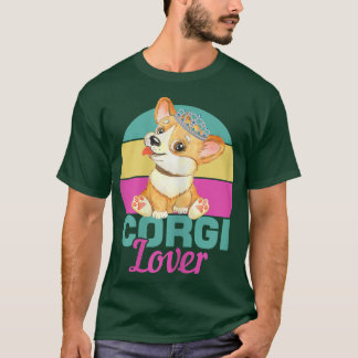 Womens Corgi Lover  T-Shirt