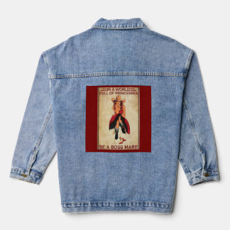  women's   cowgirls boss mare top denim jacket