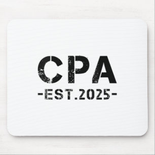 Womens Cpa Est 2025 Certified Public Accountant Ex Mouse Pad