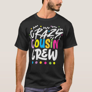 Womens Crazy Cousin Crew VNeck  T-Shirt