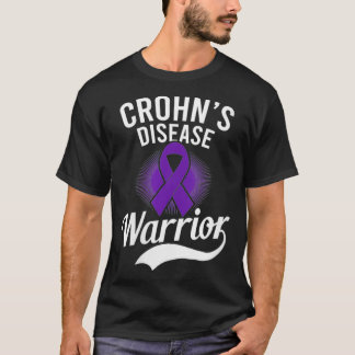 Womens Crohn's Disease Warrior Design Crohns Disea T-Shirt