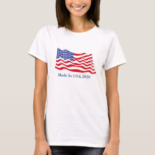 Womens Crop Tank Top-Flag