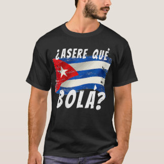Womens Cuban Flag Funny Cuba Miami Saying Spanish T-Shirt