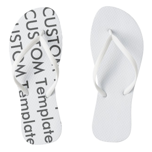 Women's Custom Flip Flops (Footbed)