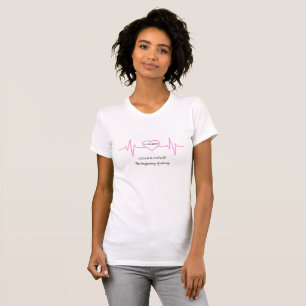 Women's Custom Heartbeat Anniversary Shirt - Perso