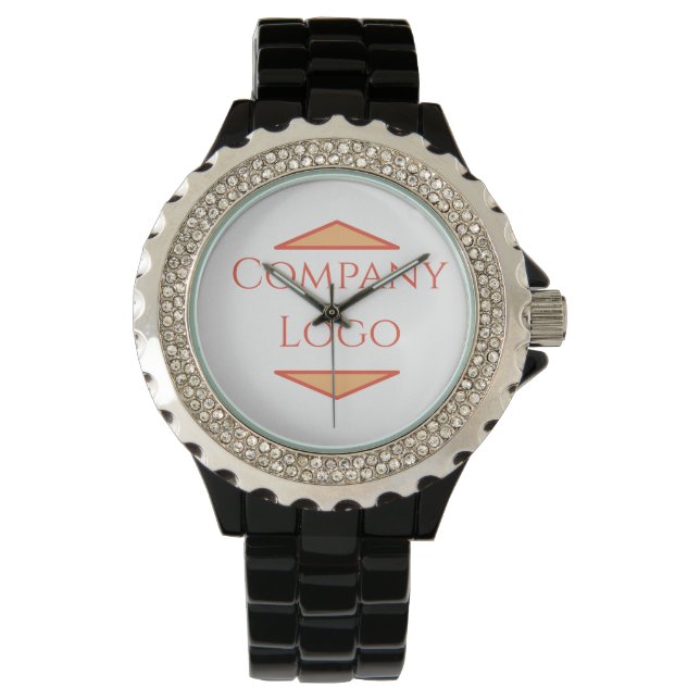 Women's Custom Luxury Company Watch with Logo (Front)