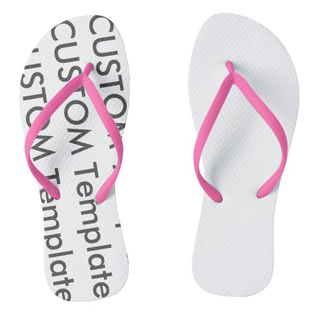 Women's Custom Thong Havaianas® Style Flip Flops (Footbed)
