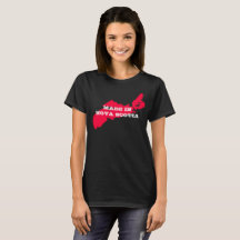 Women's Customisable Made in Nova Scotia T-shirt