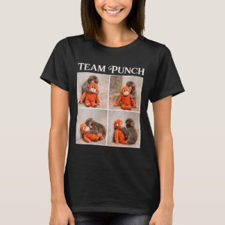 Women's cute baby monkey team punch T-Shirt