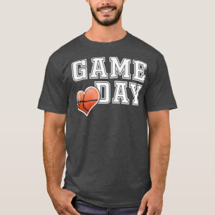 Womens Cute Basketball Mum Friday Night Game Day T T-Shirt