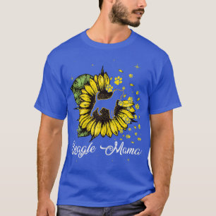 Womens Cute Beagle Mama Sunflower Dog Mum Mothers T-Shirt