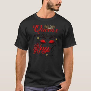Womens Cute Birthday Girl Queens Are Born On May 8 T-Shirt