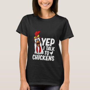 Womens Cute Chicken Art For Men Women Kids Chicken T-Shirt