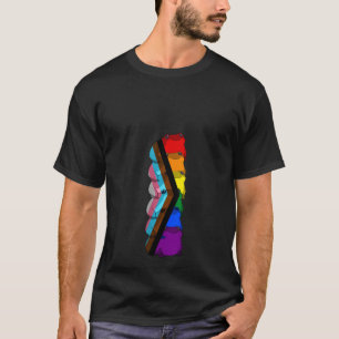Womens Cute Frog LGBT Month Support LGBTQ Modern T-Shirt