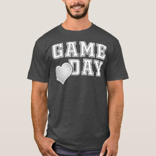 Womens Cute Golf Mum Friday Night Game Day T-Shirt