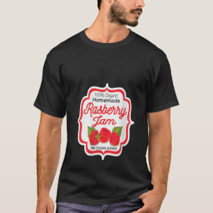 Womens Cute Homemade Raspberry Jam Easy Lazy Hallo T-Shirt