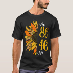 Womens cute Impeach sunflower 86VNeck  T-Shirt
