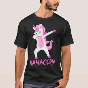Womens Cute Mamacorn Unicorn Costume Mum Mother's T-Shirt