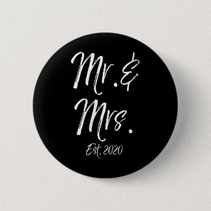 Womens Cute Matching Bride Groom Wedding Gifts Mr. 6 Cm Round Badge