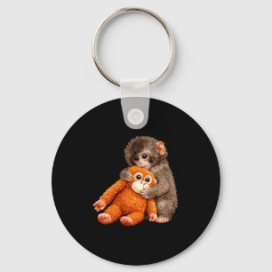 Women's cute monkey punch japanese baby monkey key ring