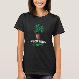 Womens Cute Monstera Plant  Monstera Mama T-Shirt