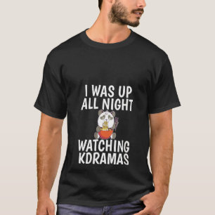 Womens Cute Panda Funny Korean K Drama K Pop T-Shirt