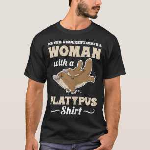 Womens Cute Platypus Monotreme Design for a Platyp T-Shirt