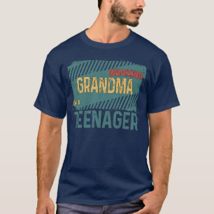 Womens Cute Proud Grandma Official Teenager Birthd T-Shirt