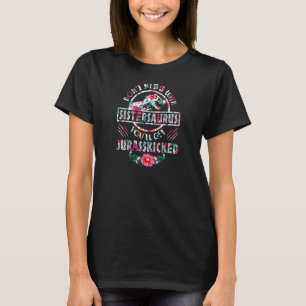 Womens Cute Rex Dinosaurs Sister Saurus Mother's D T-Shirt