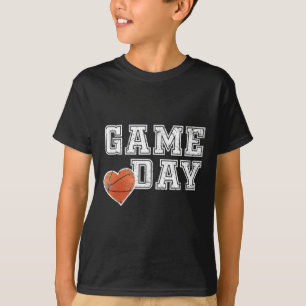 Women's Cute Sketll Mom Friday Night Game Day T-Shirt