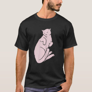 Womens Cute Summer Cat Tan Lines T-Shirt