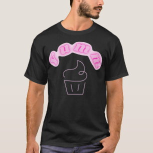 Womens Cute Yumm Cupcake  Yummy Cupcake Tee for Wo