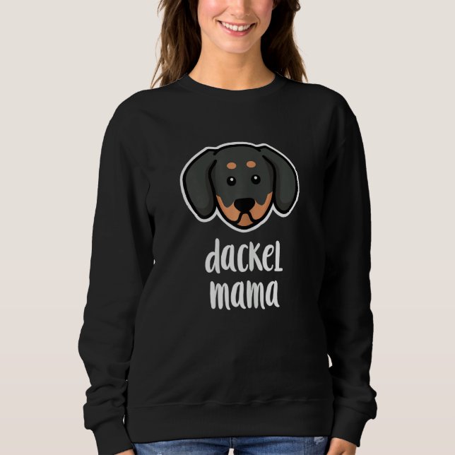 Womens Dachshund Mum Sweatshirt (Front)