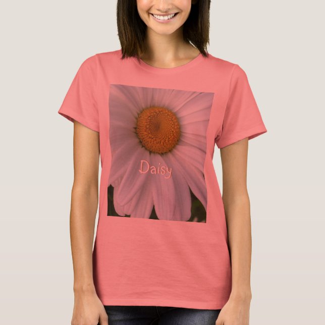 Women's Daisy T-shirt Organic Custom Daisy Shirt (Front)