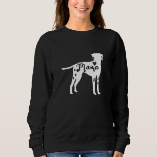 Womens Dalmatian Mama Dog Mum Dog Lover Sweatshirt