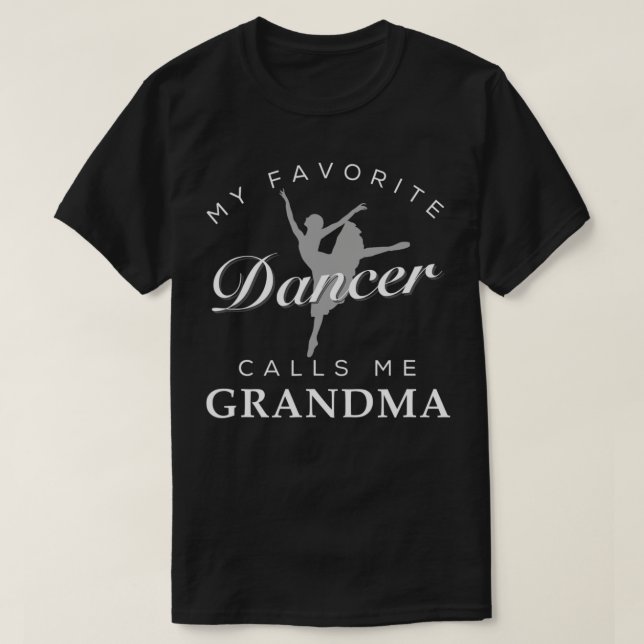 Womens Dance Grandma and Granddaughter Shirt for W (Design Front)