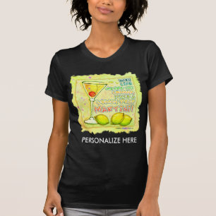 Women's Dark Tees - Lemon Drop Martini