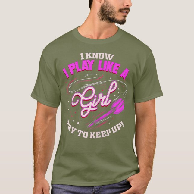 Womens Dart Player Girl Darts Fan Gift for Darts T-Shirt (Front)