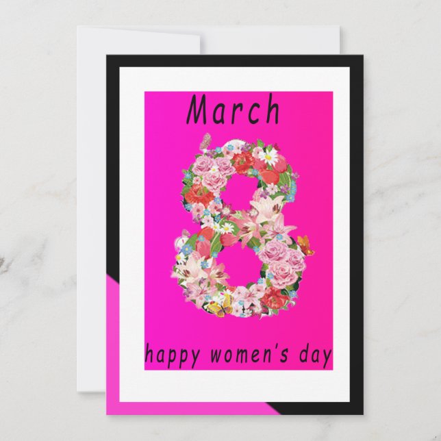 women's day card (Front)