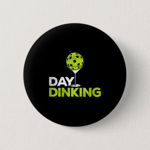 Womens day dinking pickleball funny pickle ball 6 cm round badge