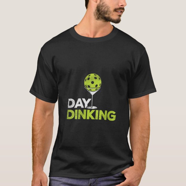 Womens Day Dinking Pickleball Funny Pickle Ball Di T-Shirt (Front)